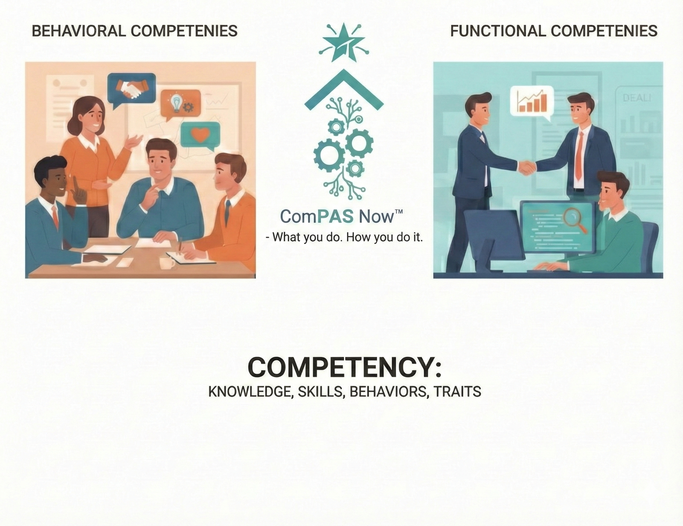 Competency mapping and assessment illustration